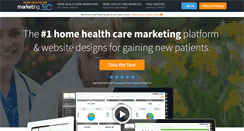 Desktop Screenshot of homehealthcaremarketing360.com