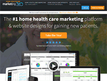 Tablet Screenshot of homehealthcaremarketing360.com